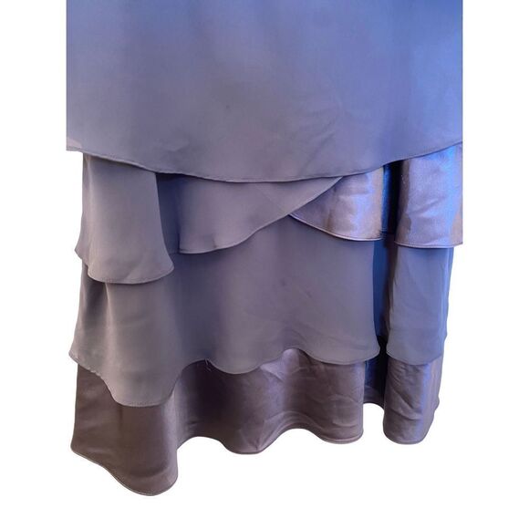 SL fashions two piece tiered dress with cover up jacket size 14 ￼ - Picture 7 of 8